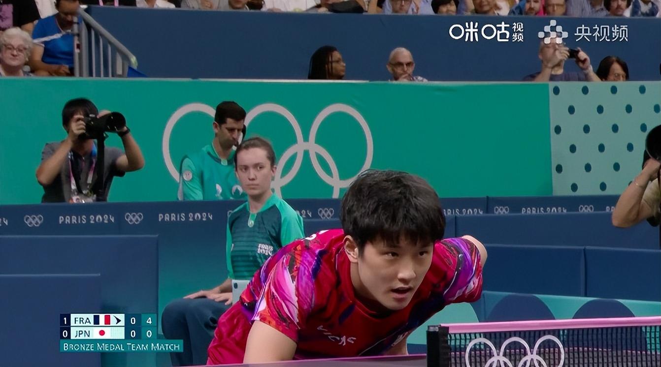 法国乒乓球队强势德国乒乓球队，张本智和关键制胜的简单介绍